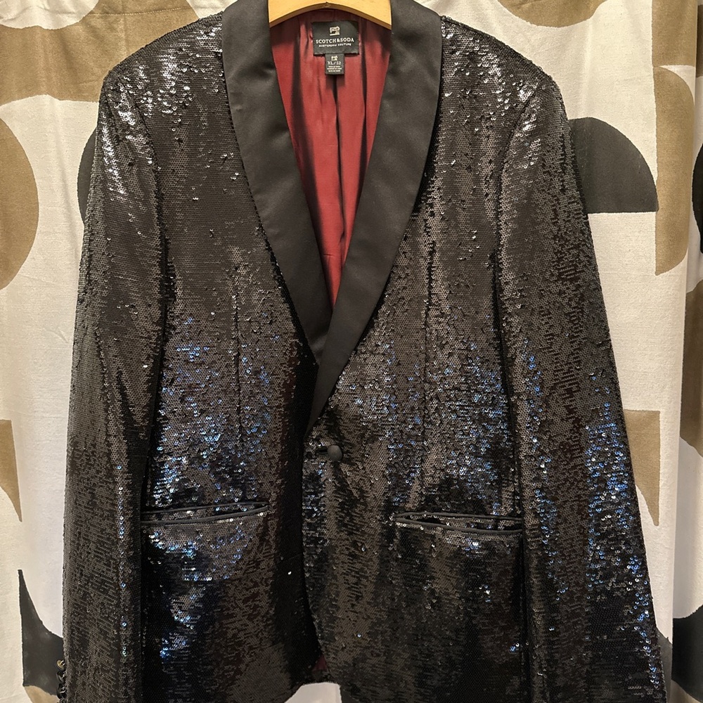 *Rare* Scotch & Soda Sequin Tuxedo Jacket